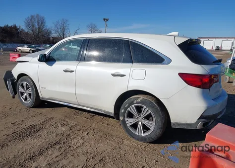 2019 Acura Mdx Standard z USA, uszkodzony, nr VIN 5J8YD4H39KL000515